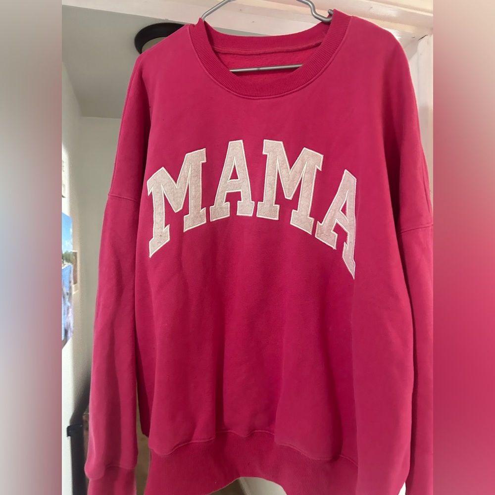 Hot pink 'MAMA' Sweatshirt